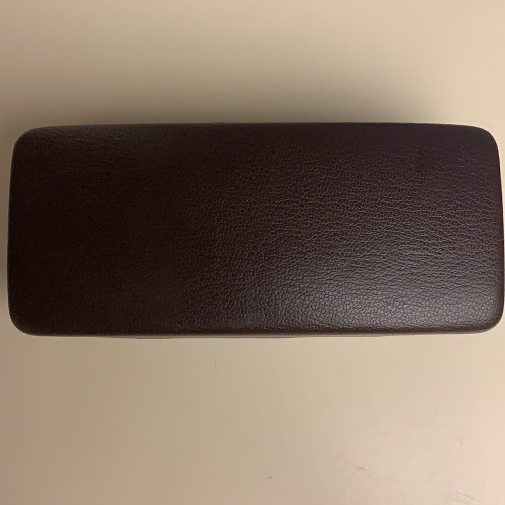 Brown Coach hard case sunglasses/glasses holder - Picture 5 of 7